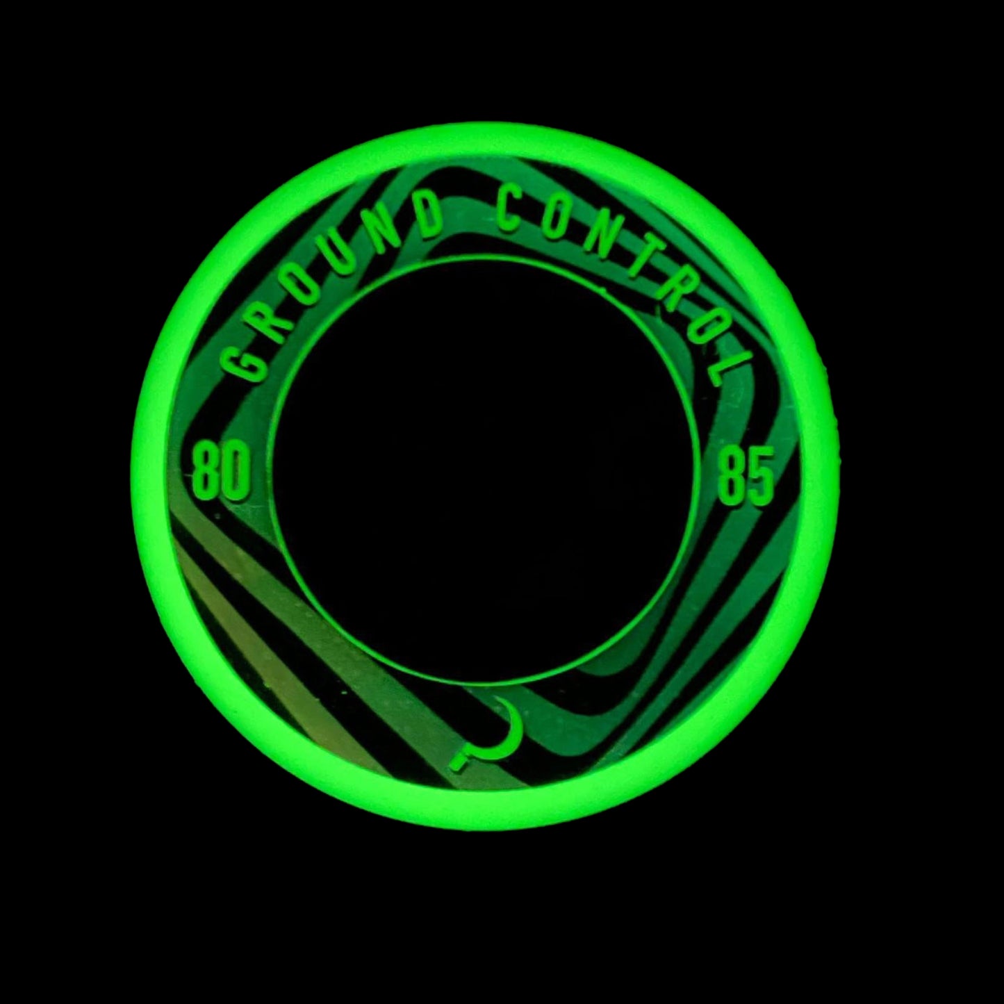 GC Wheel Glow 80mm 85a Black 4-Pack