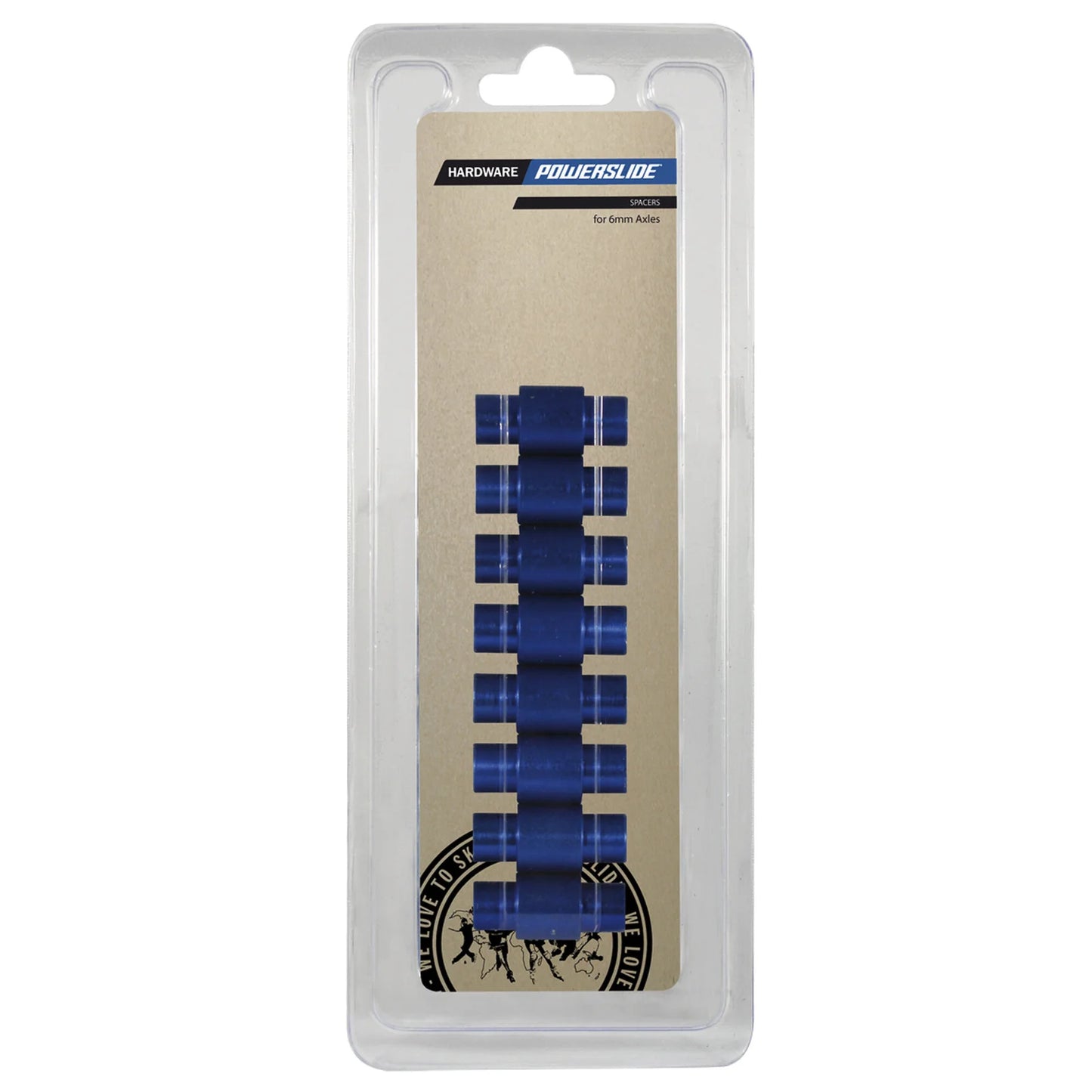 Powerslide AL Spacer 6mm/8-Pack