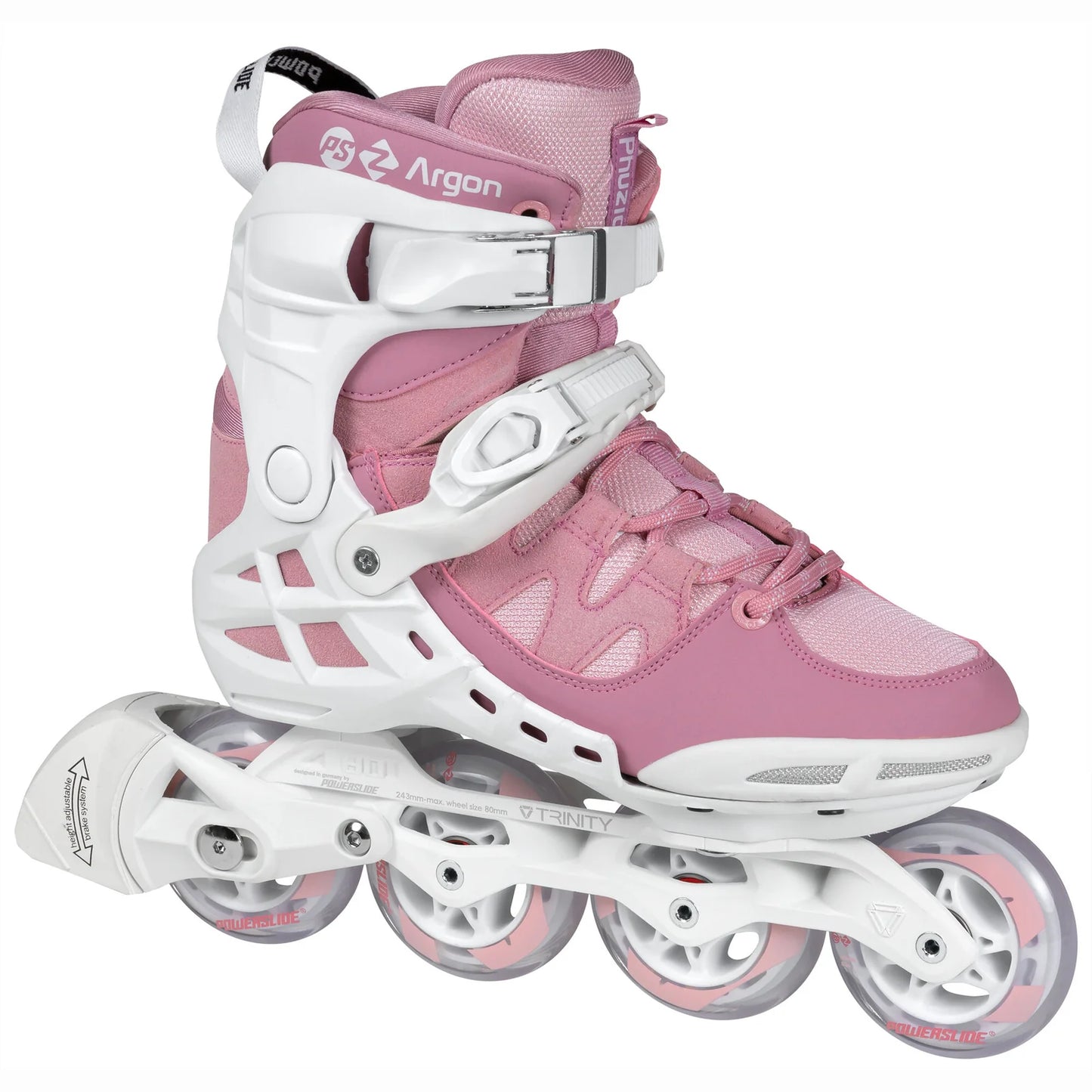 Powerslide Argon Rose 80