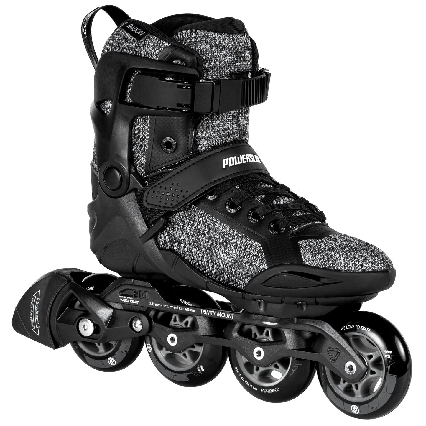 Powerslide Phuzion Radon Black White 80