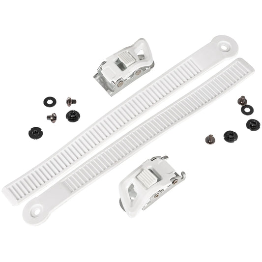 Powerslide Shadow Buckle Set White