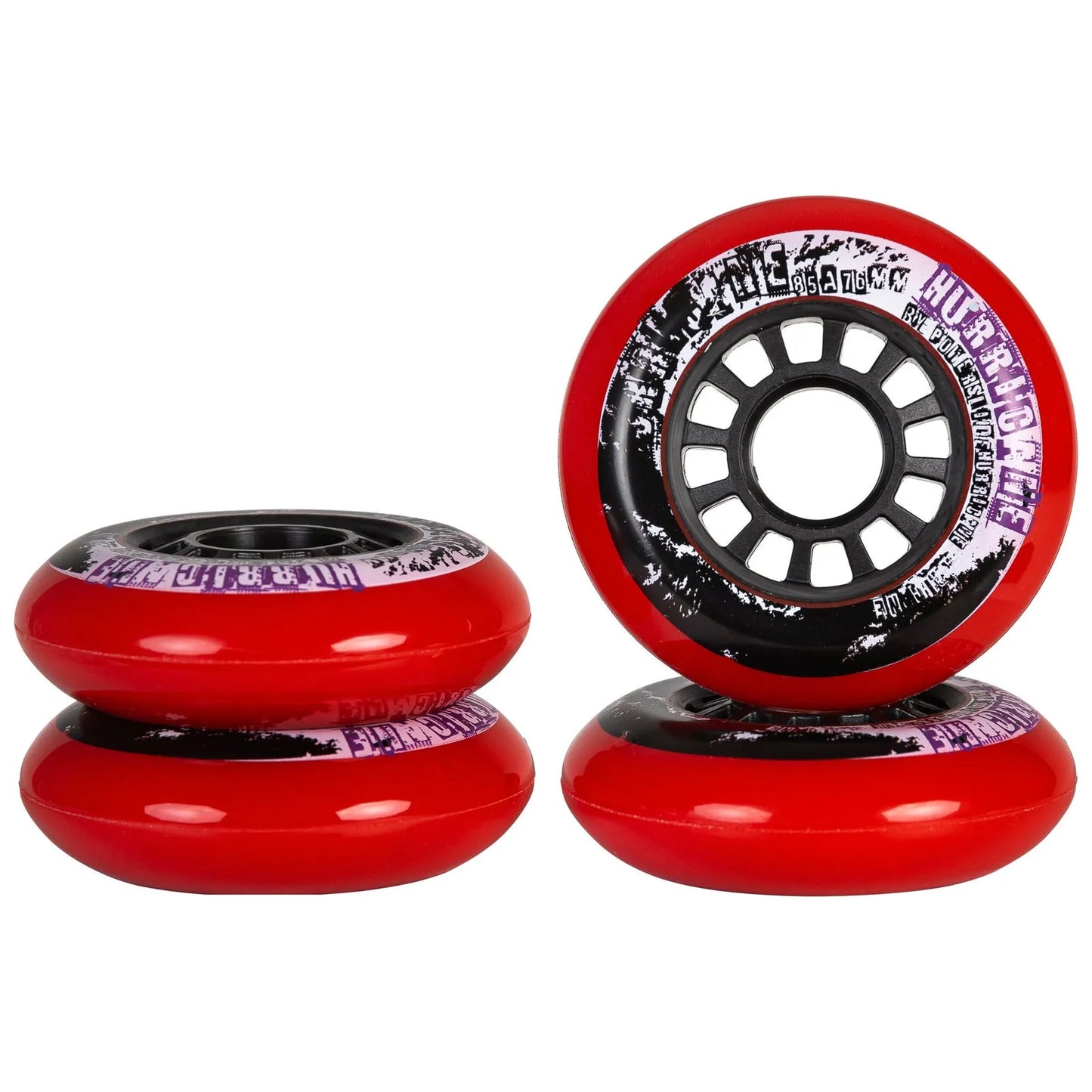 Powerslide Hurricane 76mm 85a 4-Pack