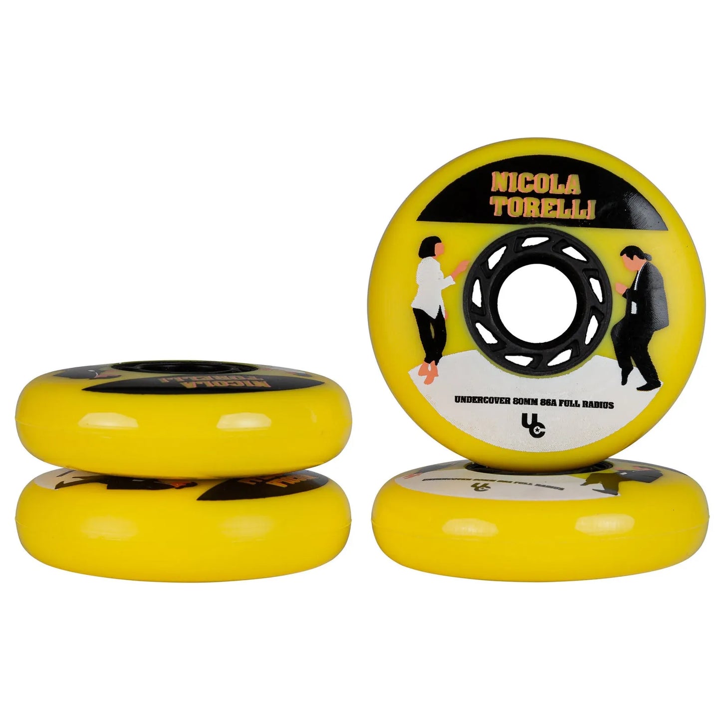 UC Movies Nicola Torelli Yellow 80mm 86a 4-pack