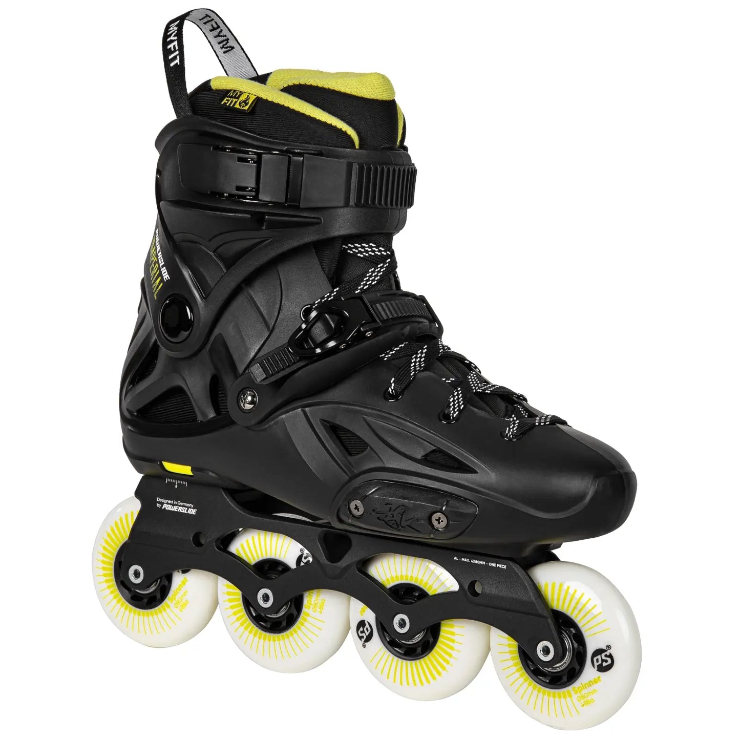 Powerslide Imperial Black Yellow 80