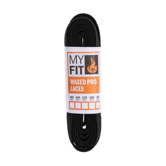 MYFIT Waxed Laces Pro Black
