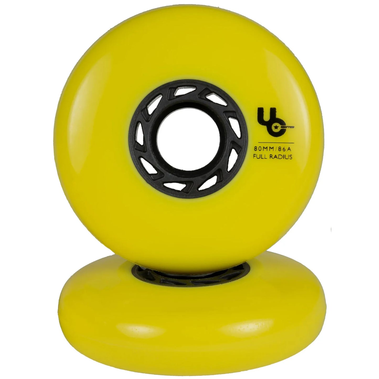UC Team 80mm 86a Yellow 4-Pack
