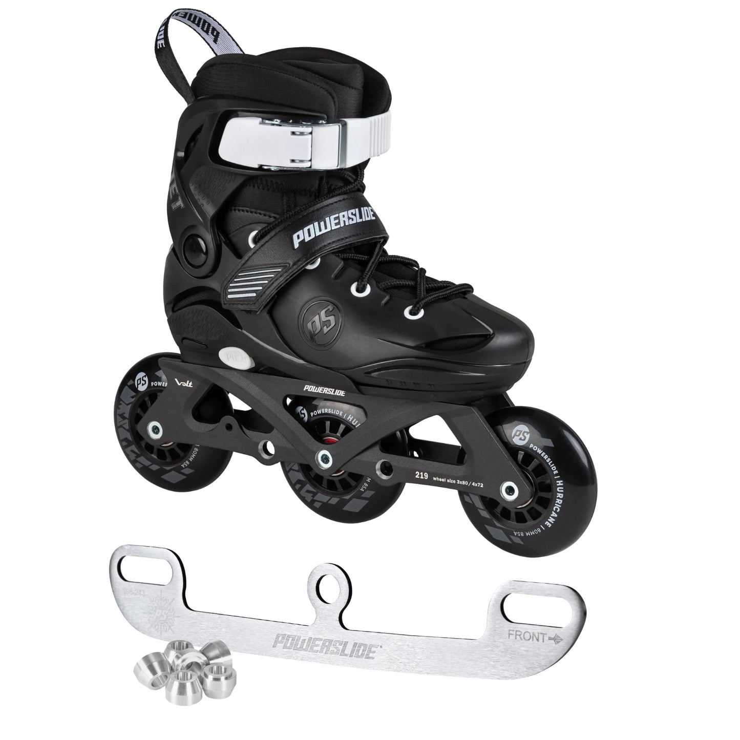 Powerslide Jet Pro Black + Ice blade 3