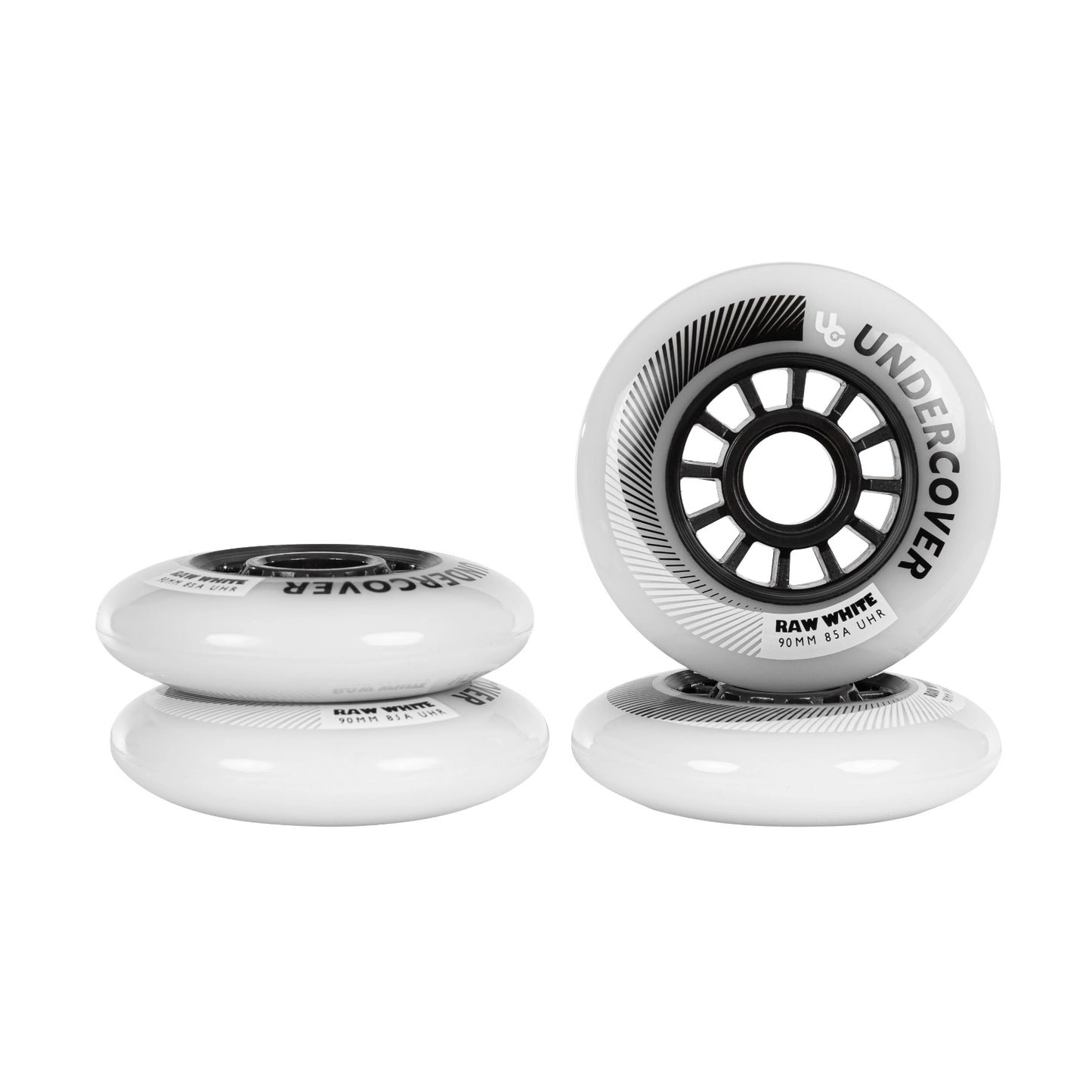 UC Raw 90mm 85a White 4-Pack